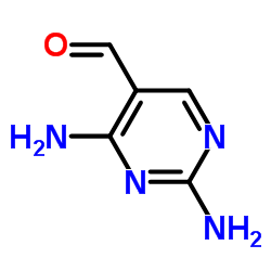 2,4-Diaminopyrimidine-5-carboxaldehyde Structure