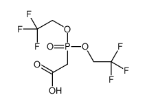 2-[bis(2,2,2-trifluoroethoxy)phosphoryl]acetic acid结构式