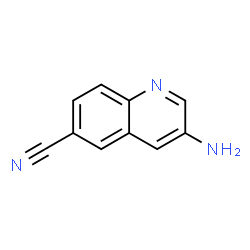 3-氨基喹啉-6-甲腈结构式