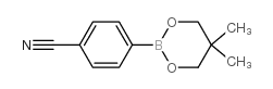 4-Cyanophenylboronic acid, neopentyl glycol ester Structure