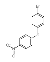 (4-溴苯基)(4-硝基苯基)硫醚结构式