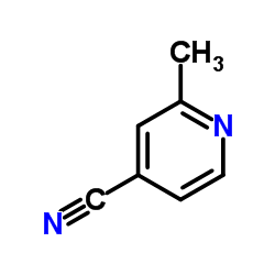 2-甲基吡啶-4-甲腈结构式