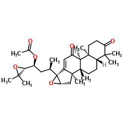 泽泻醇 K 23-醋酸酯结构式