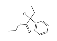 2-hydroxy-2-phenyl-butyric acid ethyl ester Structure