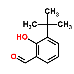 3-叔丁基水杨醛结构式