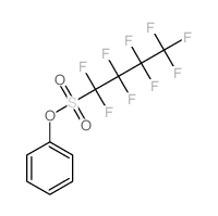 1,1,2,2,3,3,4,4,4-nonafluorobutylsulfonyloxybenzene结构式