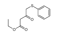 Ethyl 3-oxo-4-(phenylthio)butanoate Structure