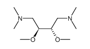 (S,S)-(+)-2,3-二甲氧基-1,4-双(二甲氨基)丁烷结构式