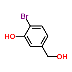 2-Bromo-5-(hydroxymethyl)phenol Structure