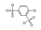4-chlorobenzene-1,3-disulphonyl dichloride结构式