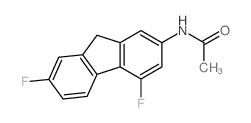 N-(4,7-difluoro-9H-fluoren-2-yl)acetamide结构式