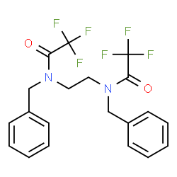 N-benzyl-N-{2-[benzyl(trifluoroacetyl)amino]ethyl}-2,2,2-trifluoroacetamide结构式