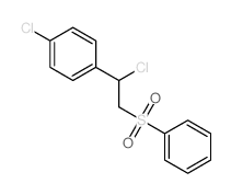 Benzene,1-chloro-4-[1-chloro-2-(phenylsulfonyl)ethyl]-结构式