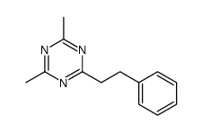 2,4-dimethyl-6-(2-phenylethyl)-1,3,5-triazine结构式