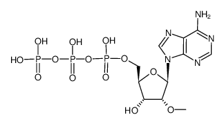 2'-甲氧基-腺苷-5'-三磷酸结构式