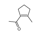 1-(2-methyl-1-cyclopentenyl)ethanone Structure