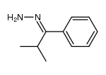 2-methyl-1-phenylpropan-1-one hydrazone结构式