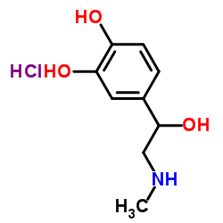 DL-肾上腺素盐酸盐结构式