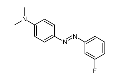 p-[(m-Fluorophenyl)azo]-N,N-dimethylaniline结构式