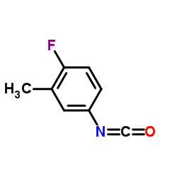 4-氟-3-甲苯基异氰酸酯结构式