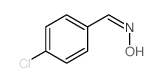 (NE)-N-[(4-chlorophenyl)methylidene]hydroxylamine Structure