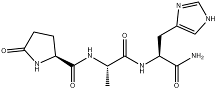 pGlu-L-Ala-L-His-NH2结构式