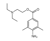 2-(diethylamino)ethyl 4-amino-3,5-dimethylbenzoate Structure