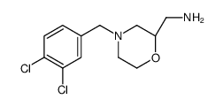1-[(2R)-4-(3,4-Dichlorobenzyl)-2-morpholinyl]methanamine Structure