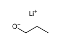 lithium n-propoxide Structure