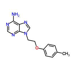 9-[2-(4-Methylphenoxy)ethyl]-9H-purin-6-amine Structure