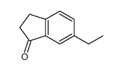 6-乙基-2,3-二氢-1H-茚-1-酮结构式
