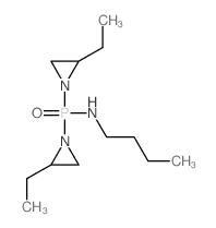 Phosphinic amide, N-butyl-P,P-bis(2-ethyl-1-aziridinyl)-结构式