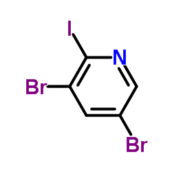 3,5-Dibromo-2-iodopyridine Structure