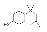 4-(2,4,4-trimethylpentan-2-yl)cyclohexan-1-ol结构式