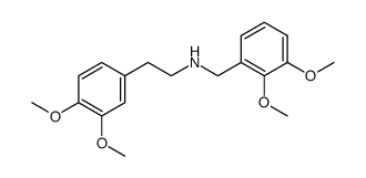 N-(2,3-dimethoxybenzyl)-2-(3,4-dimethoxyphenyl)ethylamine结构式