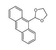 2-anthracen-9-yl-1,3-dioxolane Structure