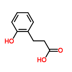 3-(2-羟苯基)丙酸结构式
