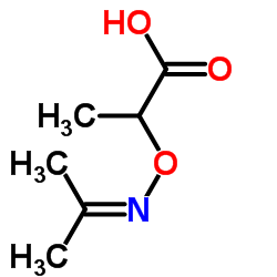 2-[(Isopropylideneamino)oxy]propanoic acid Structure