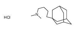 4-(1-adamantyl)-N,N-dimethylbutan-1-amine,hydrochloride结构式