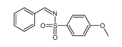 N-benzylidene-4-methoxybenzenesulfonamide Structure