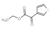 (3-噻吩基)乙醛酸乙酯结构式