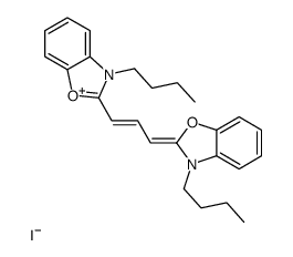 3 3'-DIBUTYLOXACARBOCYANINE IODIDE FOR& Structure