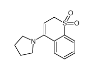 4-pyrrolidin-1-yl-2H-thiochromene 1,1-dioxide结构式