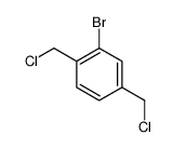 2-bromo-1,4-bis(chloromethyl)benzene结构式