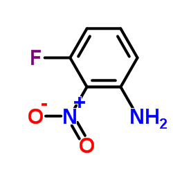 3-氟-2-硝基苯胺结构式