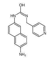 1-(6-aminonaphthalen-2-yl)-3-(pyridin-4-ylmethyl)urea结构式