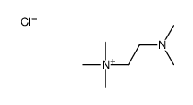 2-(dimethylamino)ethyl-trimethylazanium,chloride Structure