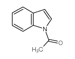 1-乙酰吲哚结构式