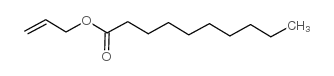 烯丙基正癸酸酯结构式