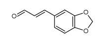 3,4-methylenedioxycinnamaldehyde结构式
